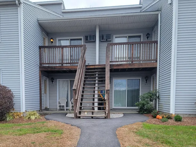 a view of front door of house