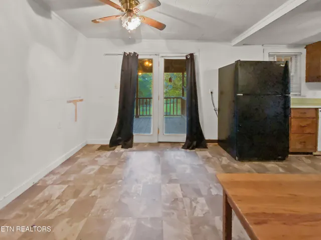 a view of a livingroom with a fireplace