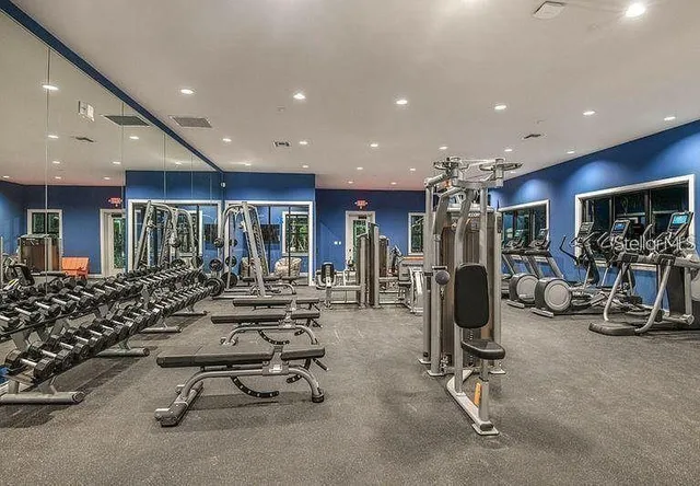 a view of a volley ball court