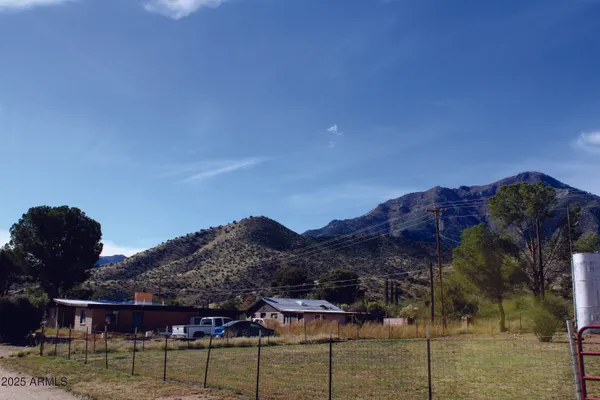a view of lake and mountain