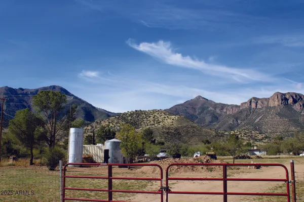 a view of city and mountain