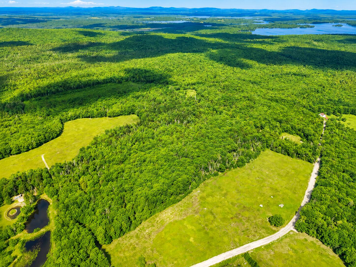 Map13-lot9 Martins Ridge Road Franklin, ME 04634 - Photo 4 of 39 Lot 9 - Drone View