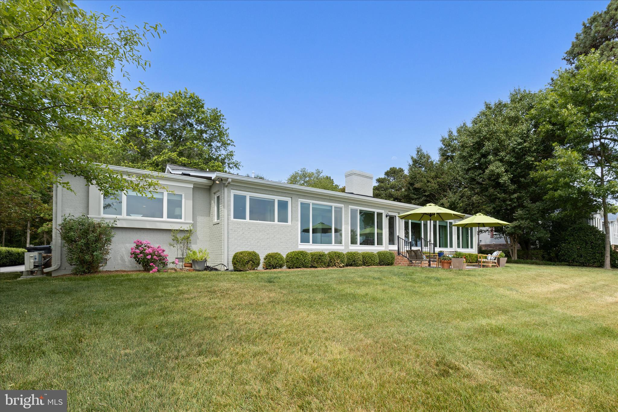 24818 Half Pone Point Road Hollywood, MD 20636 - Photo 44 of 60 Rear view of the house, facing the Patuxent