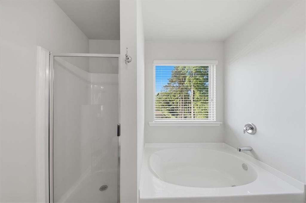 4154 Integrity Way Powder Springs, GA 30127 - Photo 32 of 52 a white bath tub sitting next to a window