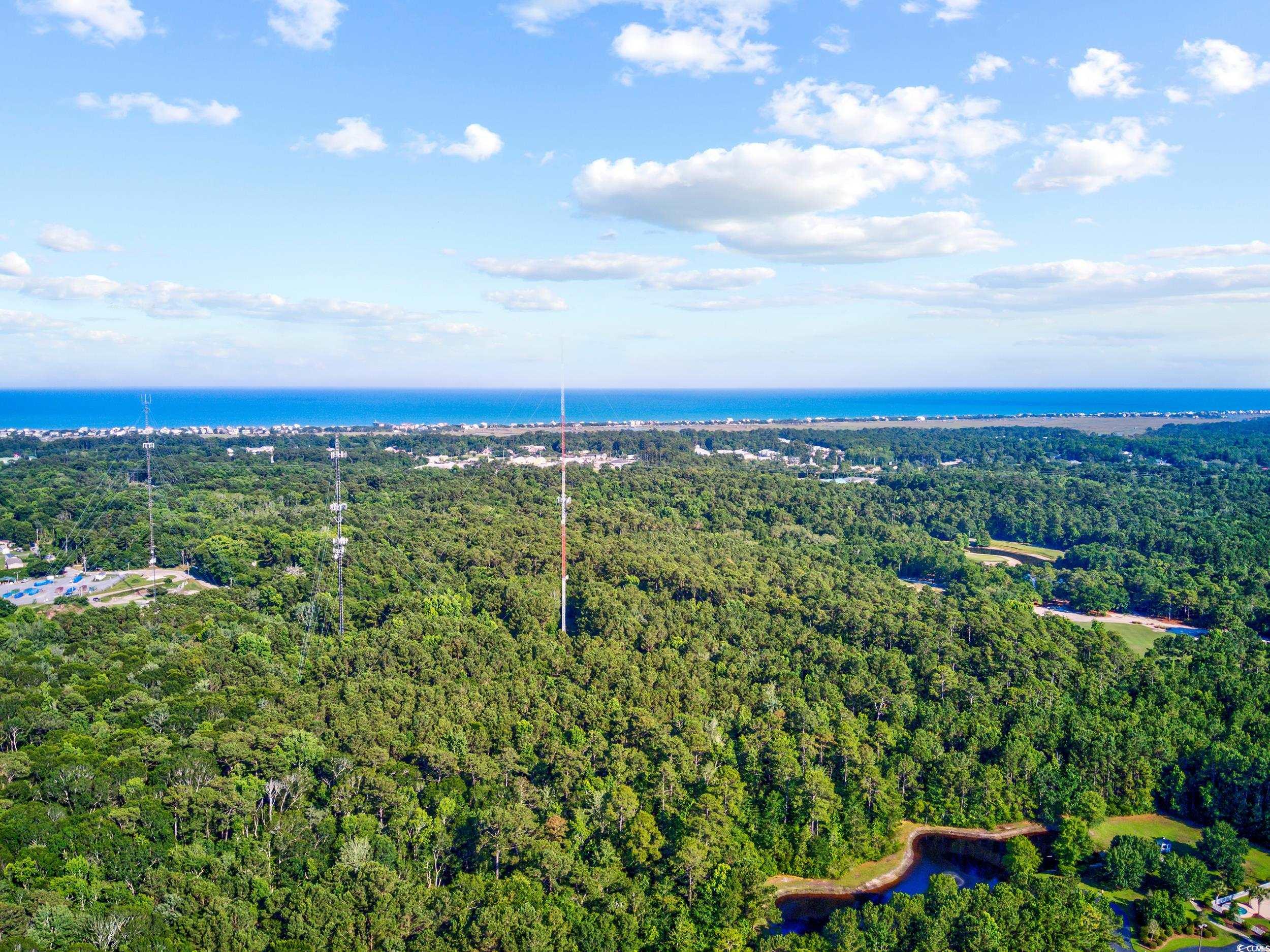 117 Pinehurst Lane, Unit 5E Pawleys Island, SC 29585 - Photo 28 of 40 View of property location featuring a heavily wooded area and a large body of water