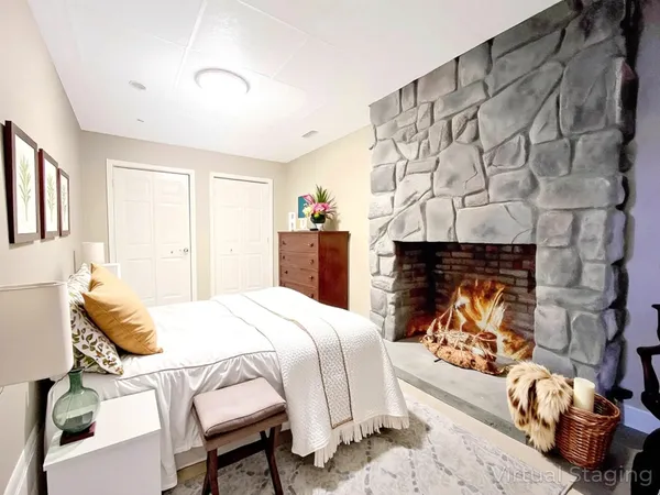 a view of front door with hallway and stairs