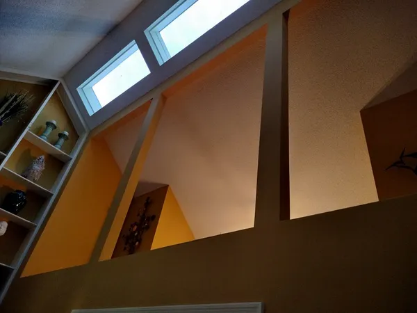 a view of an front door