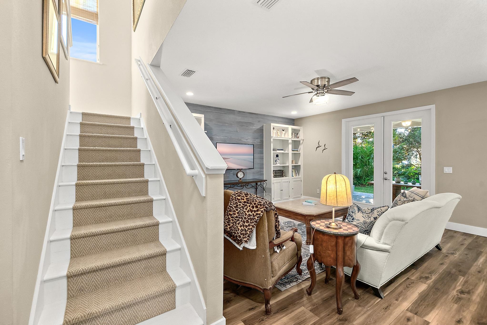 915 Saltwater Circle St. Augustine, FL 32080 - Photo 20 of 60 a view of entryway livingroom and hall with wooden floor