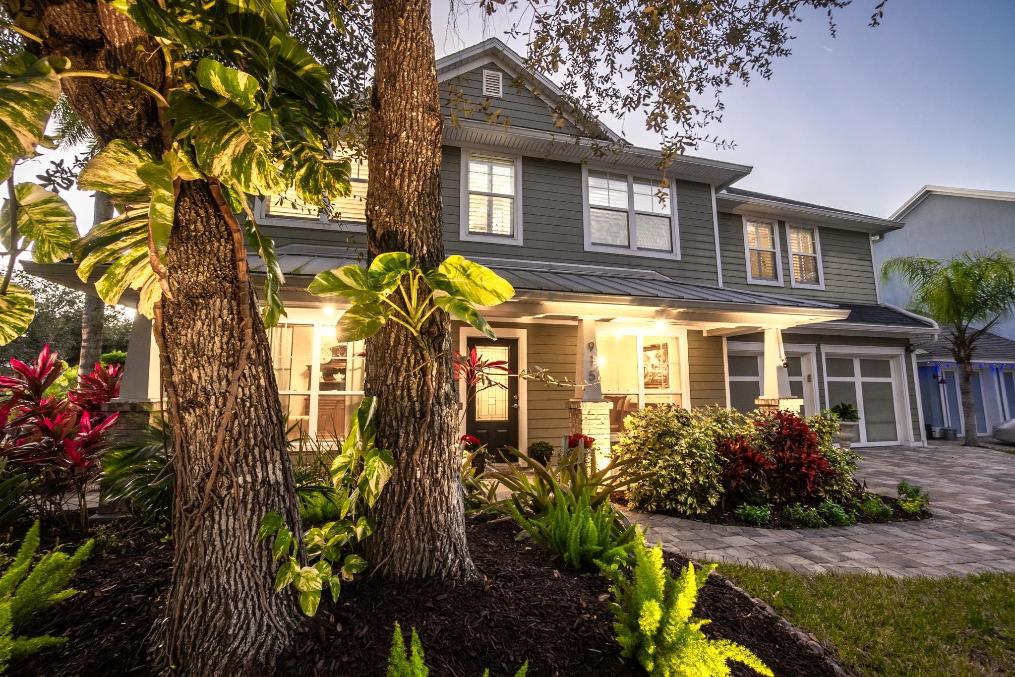 915 Saltwater Circle St. Augustine, FL 32080 - Photo 49 of 60 a front view of a house with a yard