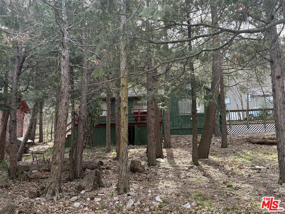 21801 Plunge Road Cedarpines Park, CA 92322 - Photo 2 of 6 a backyard of a house with lots of green space