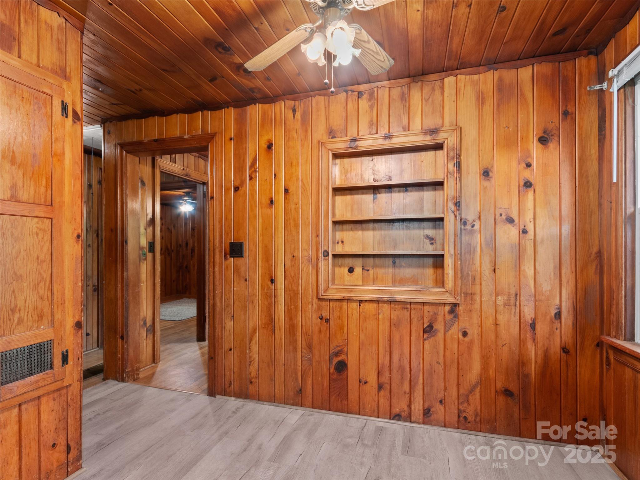 49 Caring Pl Loop Clyde, NC 28721 - Photo 7 of 18 a view of a room with wooden walls