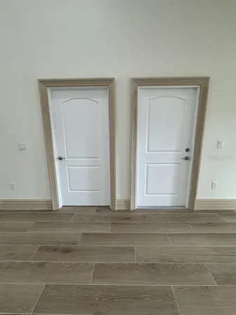 a view of wooden floor