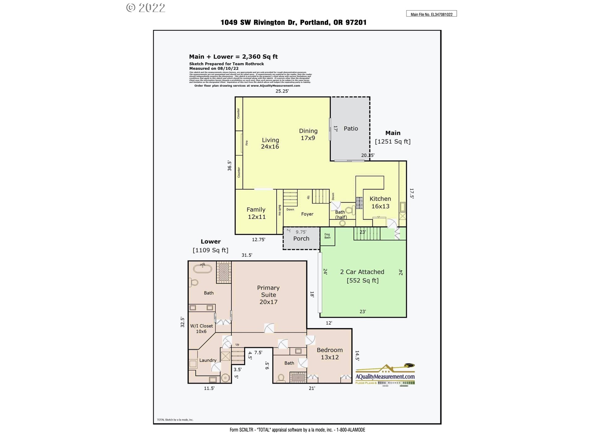 1049 Southwest Rivington Drive Portland, OR 97201 - Photo 32 of 32 Floor Plan