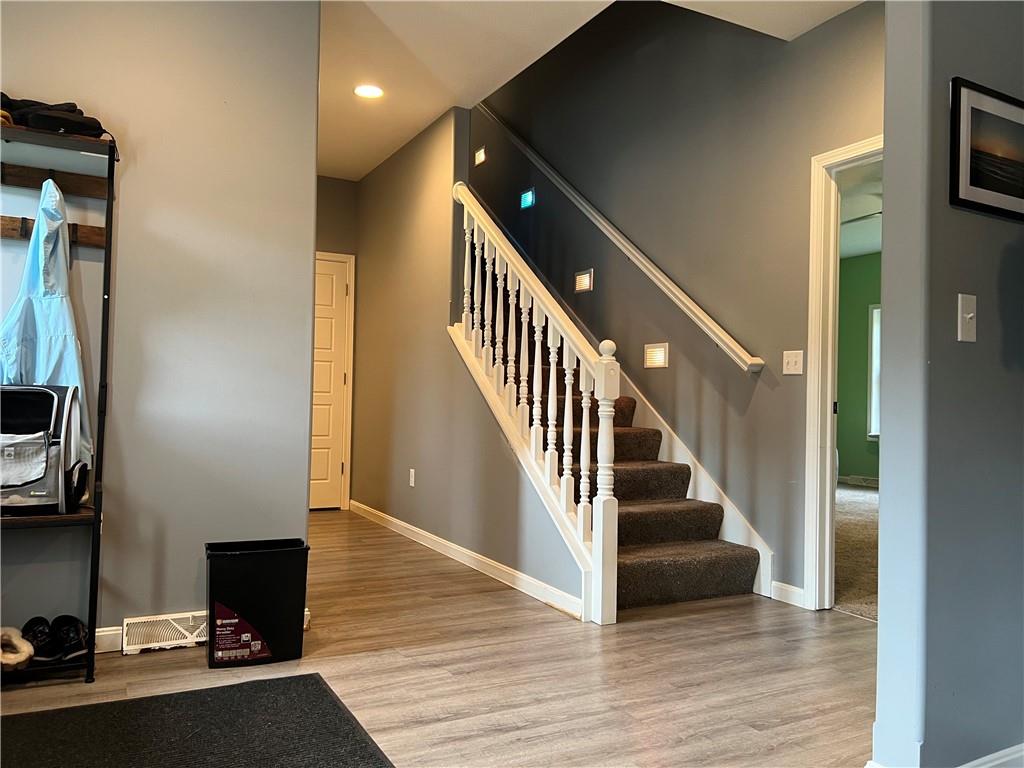 3643 Longview Road Hermitage, PA 16148 - Photo 3 of 23 a view of entryway and hall with wooden floor