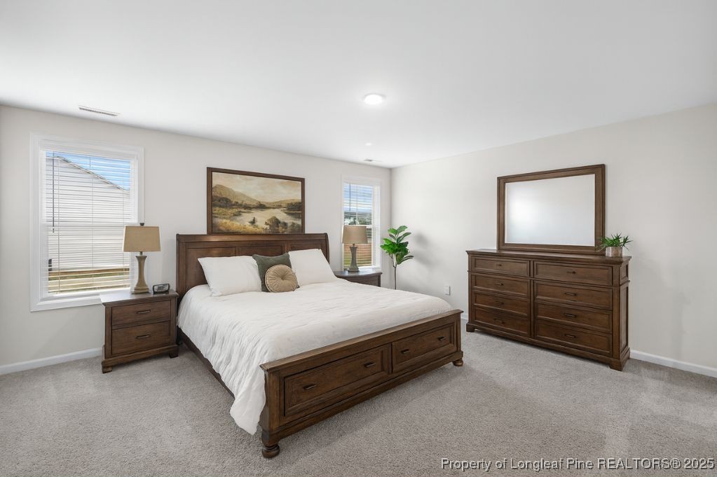 501 Traveller Way Raeford, NC 28376 - Photo 24 of 49 a bedroom with a bed and window