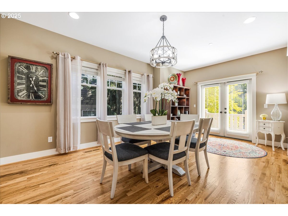 8250 Southwest Indigo Terrace Beaverton, OR 97007 - Photo 13 of 46 a view of a dining room with furniture window and wooden floor