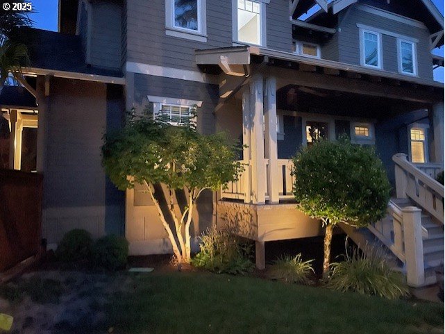 8250 Southwest Indigo Terrace Beaverton, OR 97007 - Photo 44 of 46 a house view with a garden space