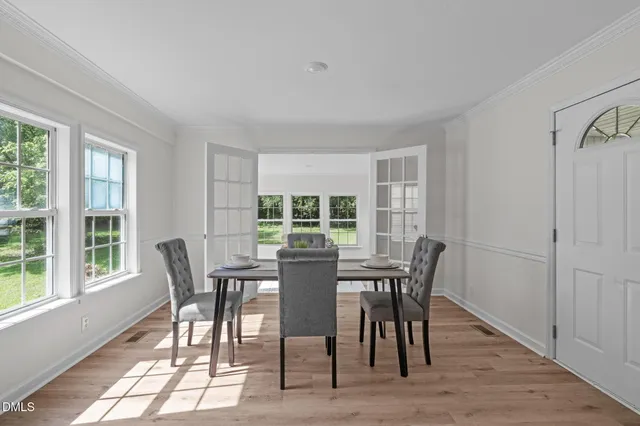 a kitchen with a stove and a microwave