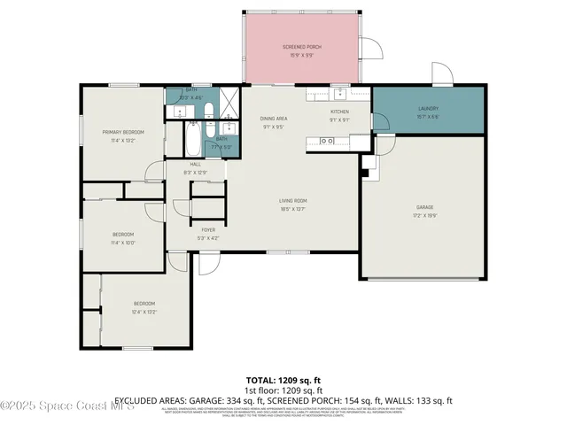 $339,000 | 1015 Woodsmere Parkway, Rockledge, FL 32955