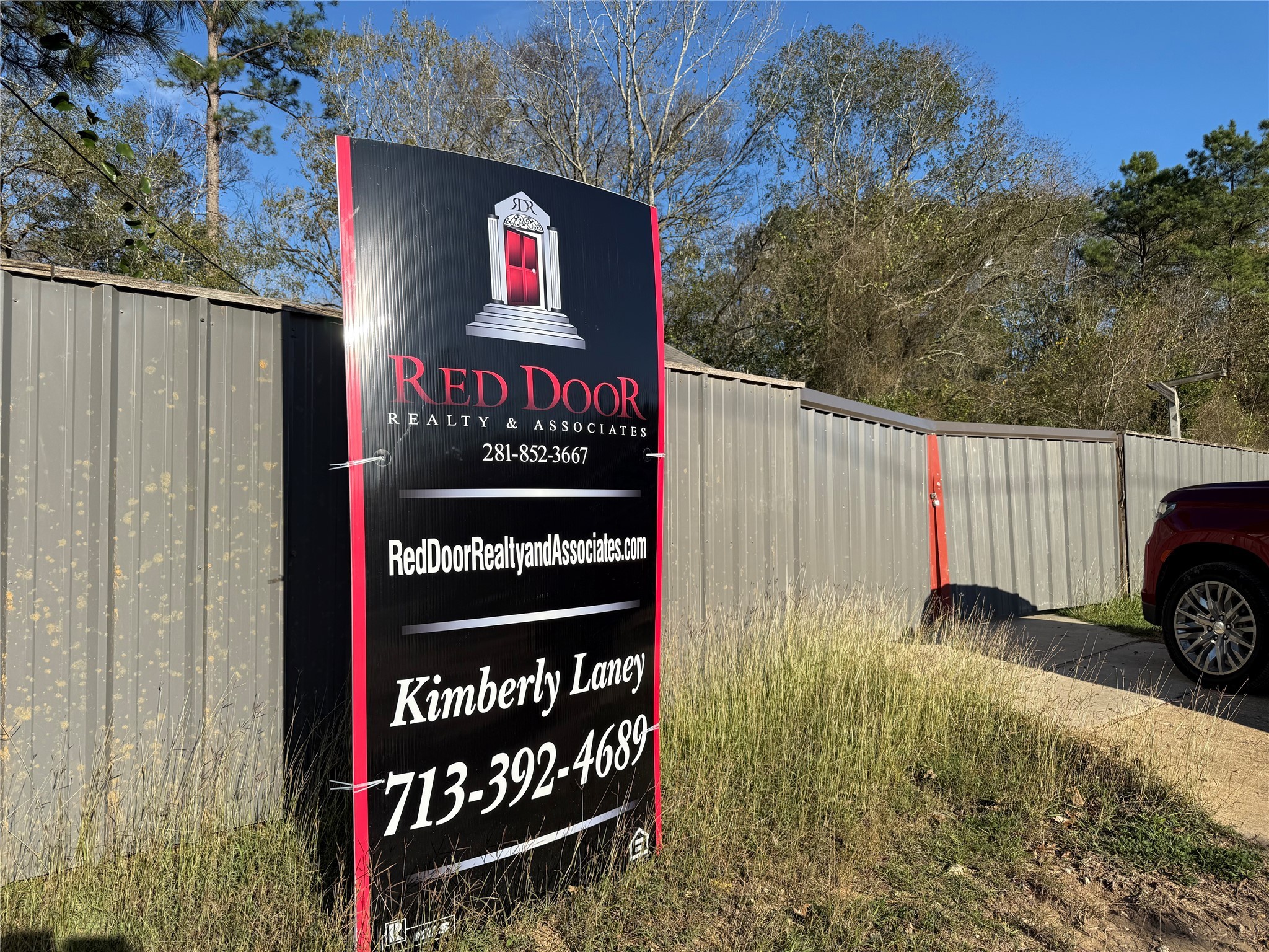 a view of a street sign
