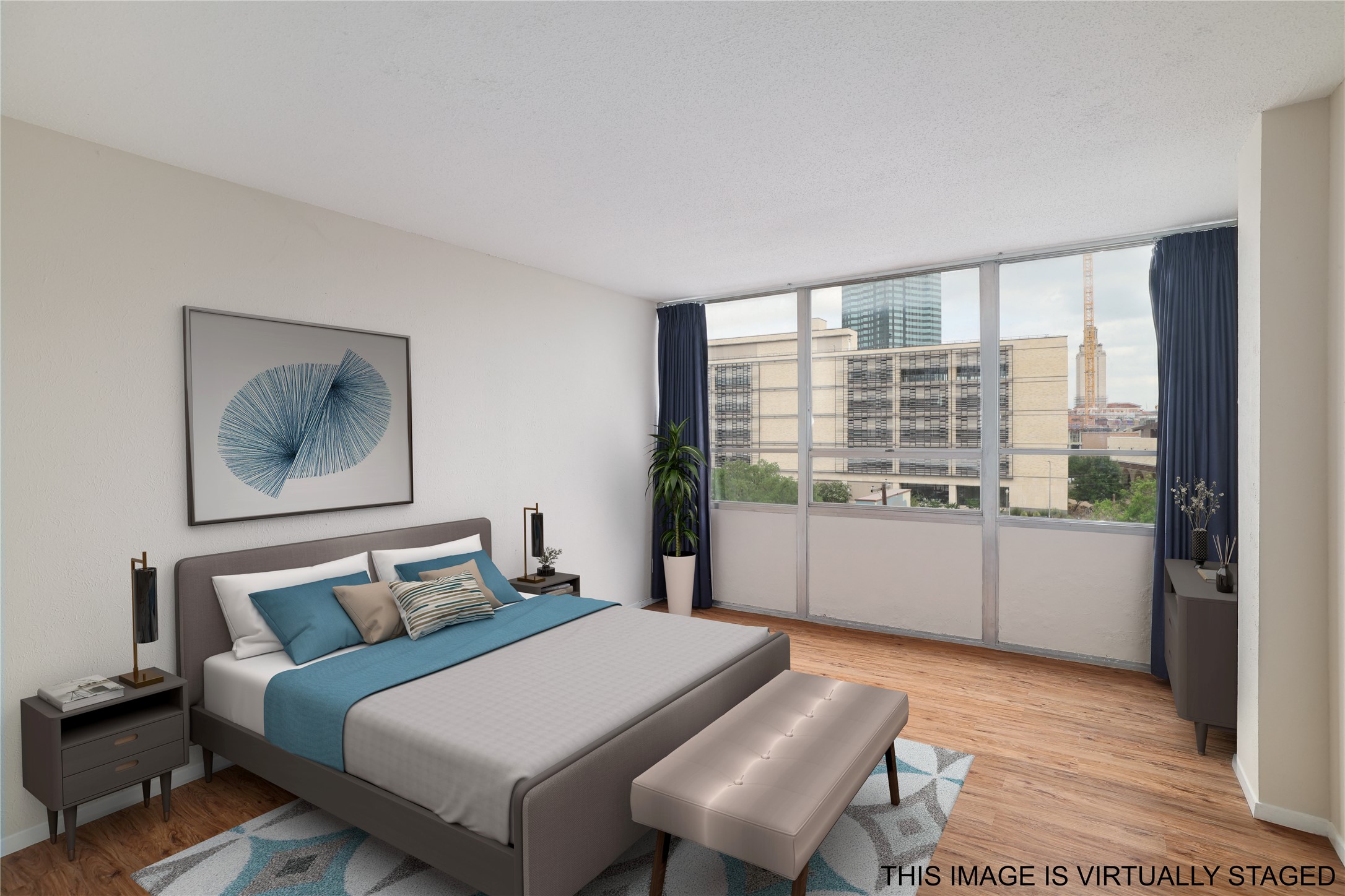 1800 Lavaca Street, Unit A508 Austin, TX 78701 - Photo 6 of 25 Virtually staged bedroom.