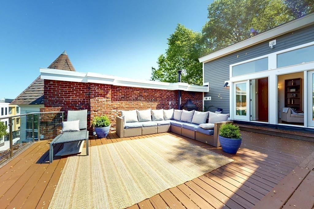 169-171 West 2nd Street Boston, MA 02127 - Photo 17 of 20 a view of a patio with couches and potted plants