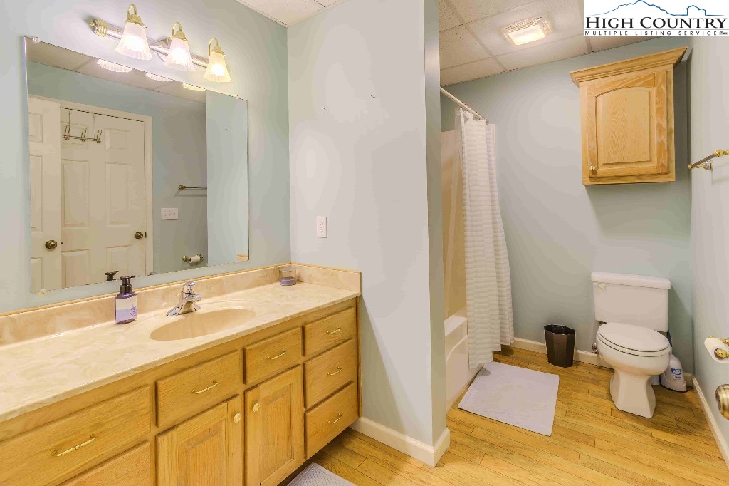 169 Violet Lane Boone, NC 28607 - Photo 19 of 27 a bathroom with a sink vanity mirror and toilet