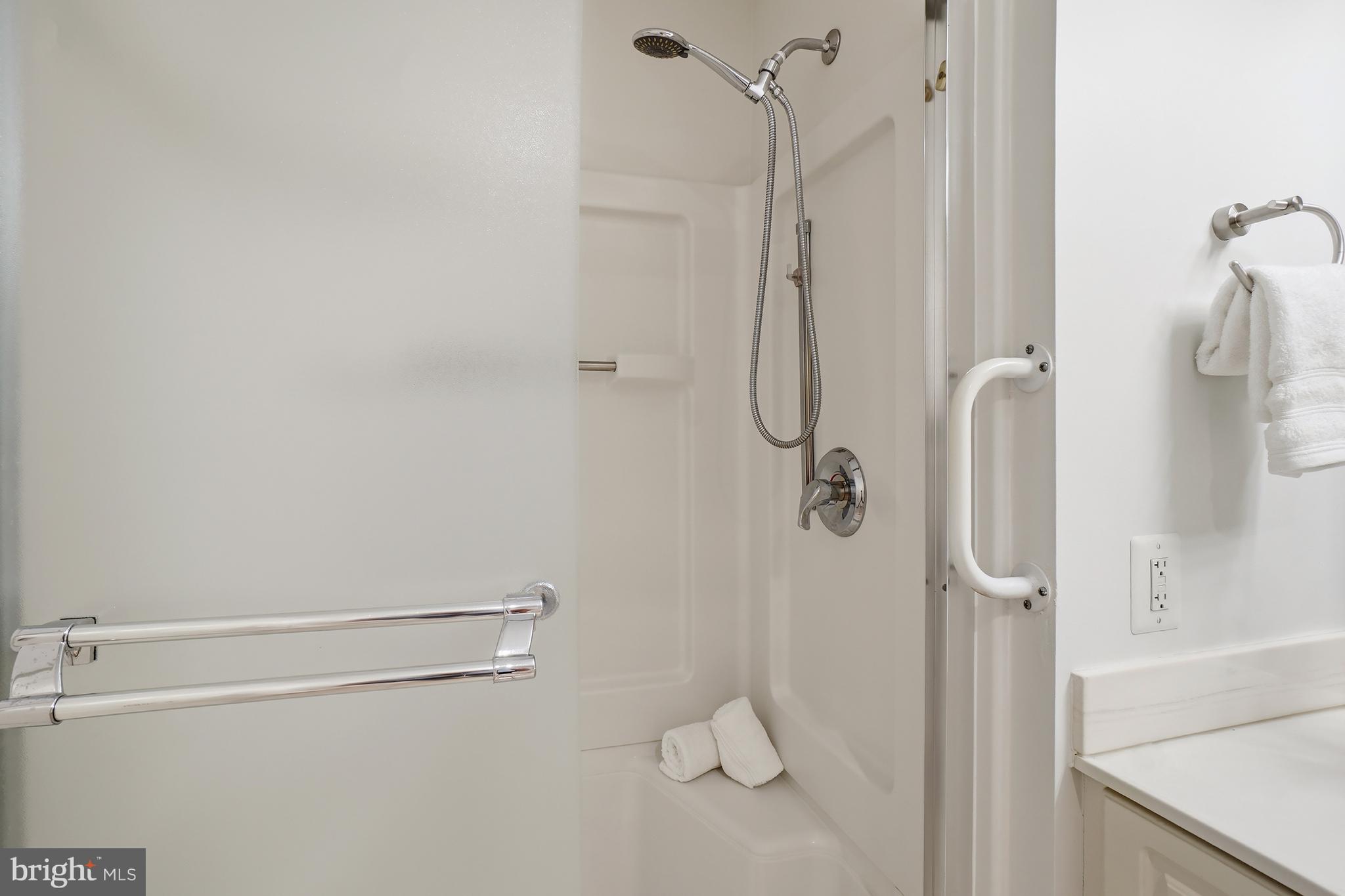 3210 North Leisure World Boulevard, Unit 1001 Silver Spring, MD 20906 - Photo 19 of 58 a bathroom with a shower