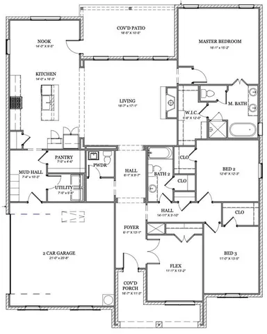 a view of a parking area with an entrance