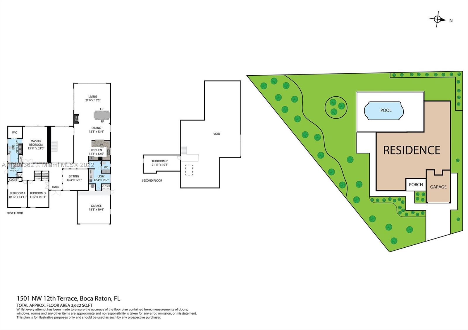 1501 Northwest 12th Terrace Boca Raton, FL 33486 - Photo 45 of 49 a picture of a floor plan