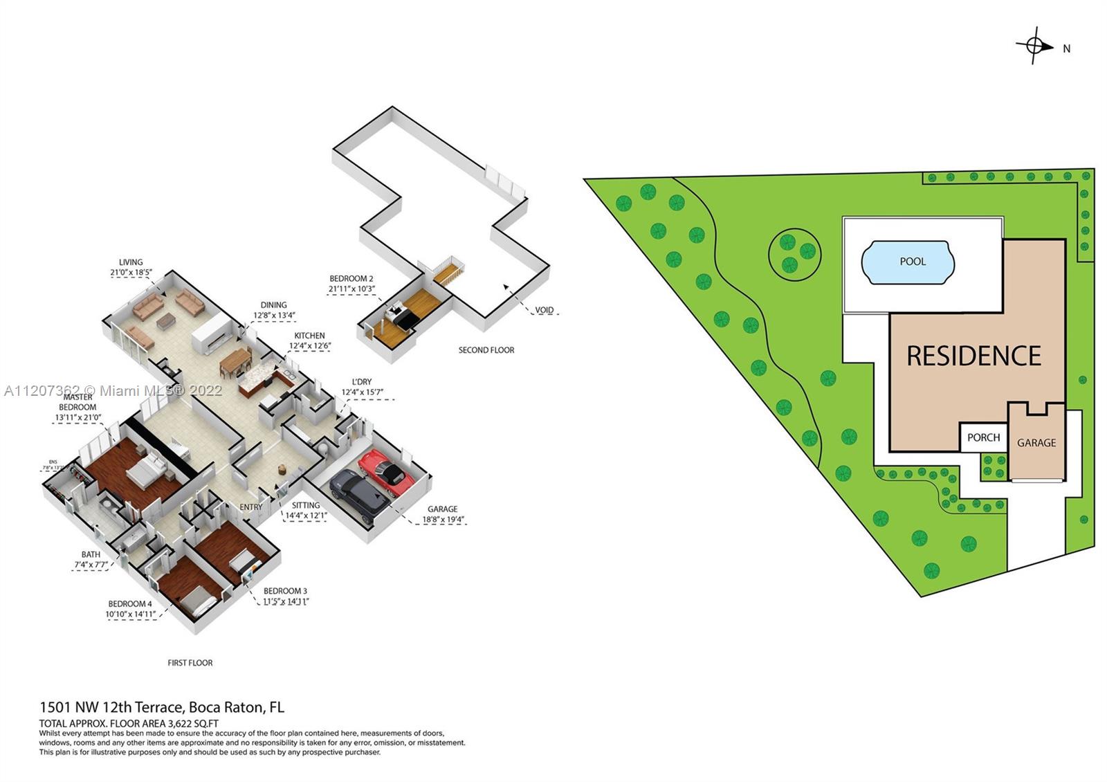1501 Northwest 12th Terrace Boca Raton, FL 33486 - Photo 46 of 49 a view of swimming pool with a living room