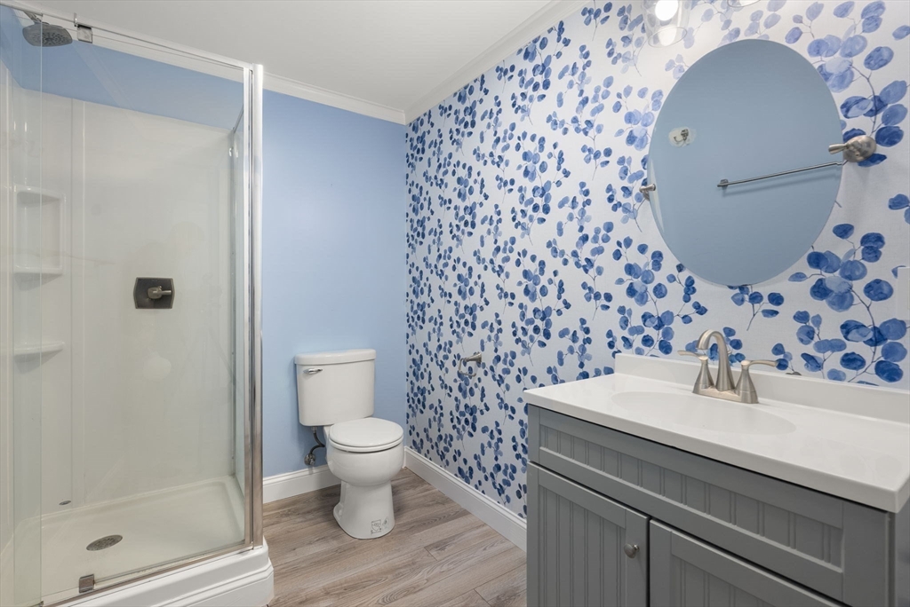 163 South Shelburne Road Greenfield, MA 01301 - Photo 27 of 36 a bathroom with a sink toilet and shower