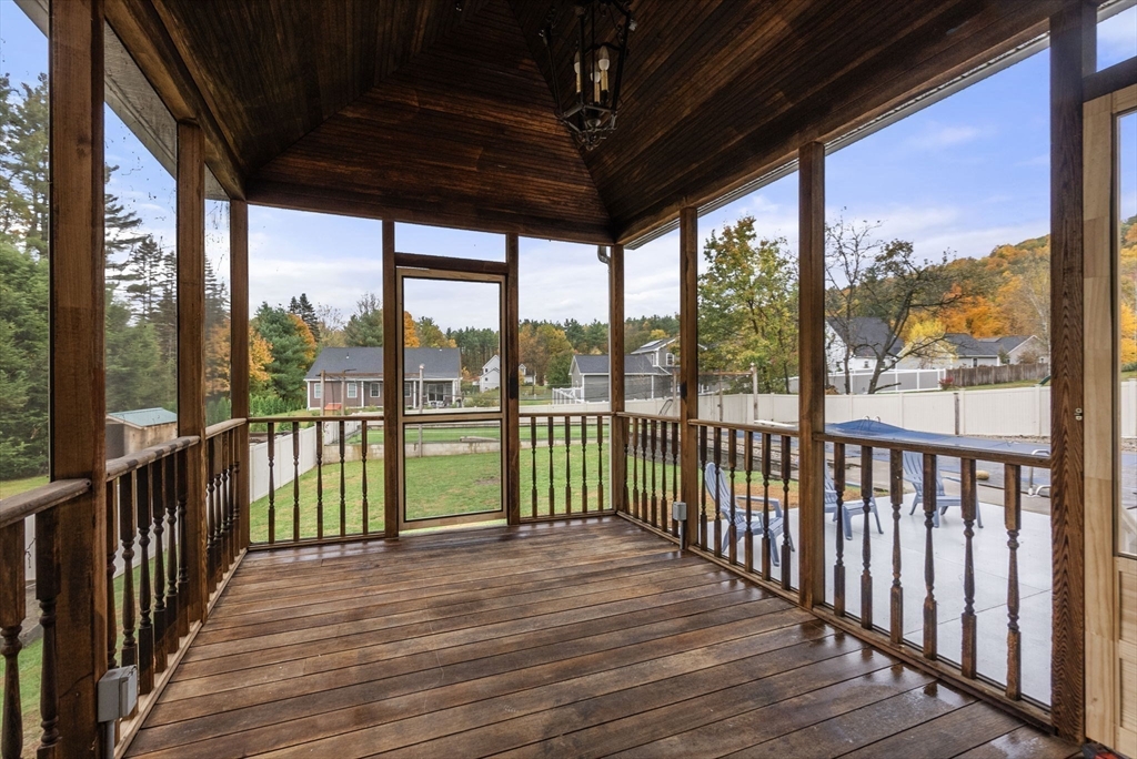 163 South Shelburne Road Greenfield, MA 01301 - Photo 30 of 36 a view of a balcony with wooden floor
