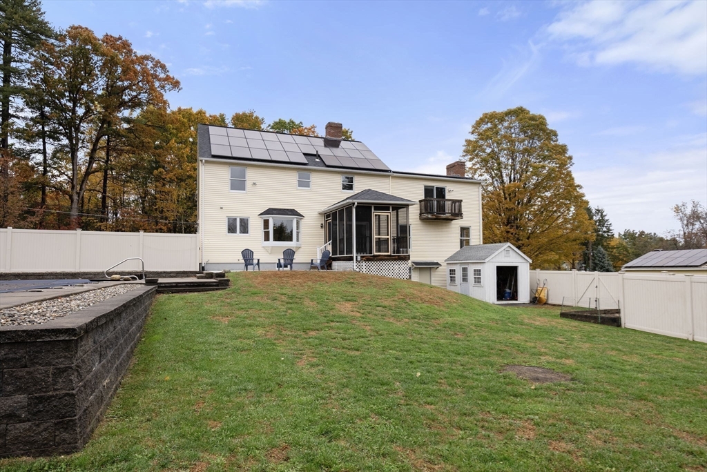 163 South Shelburne Road Greenfield, MA 01301 - Photo 35 of 36 a view of a white house with a big yard and large tree