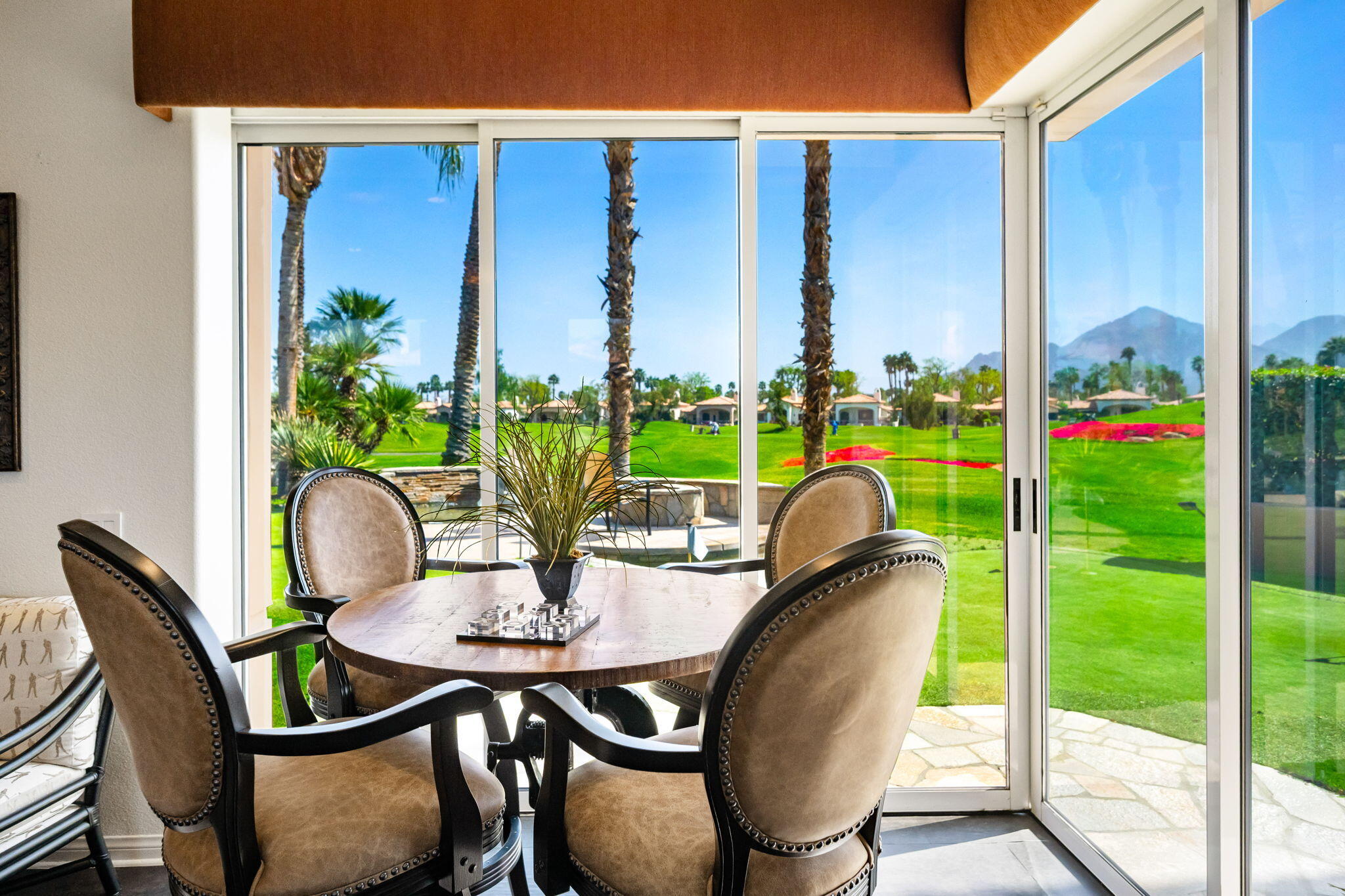 78815 Vía Carmel La Quinta, CA 92253 - Photo 65 of 74 a view of a dining room with furniture window and outside view