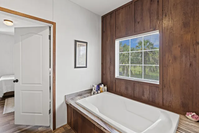 a view of a backyard with a patio