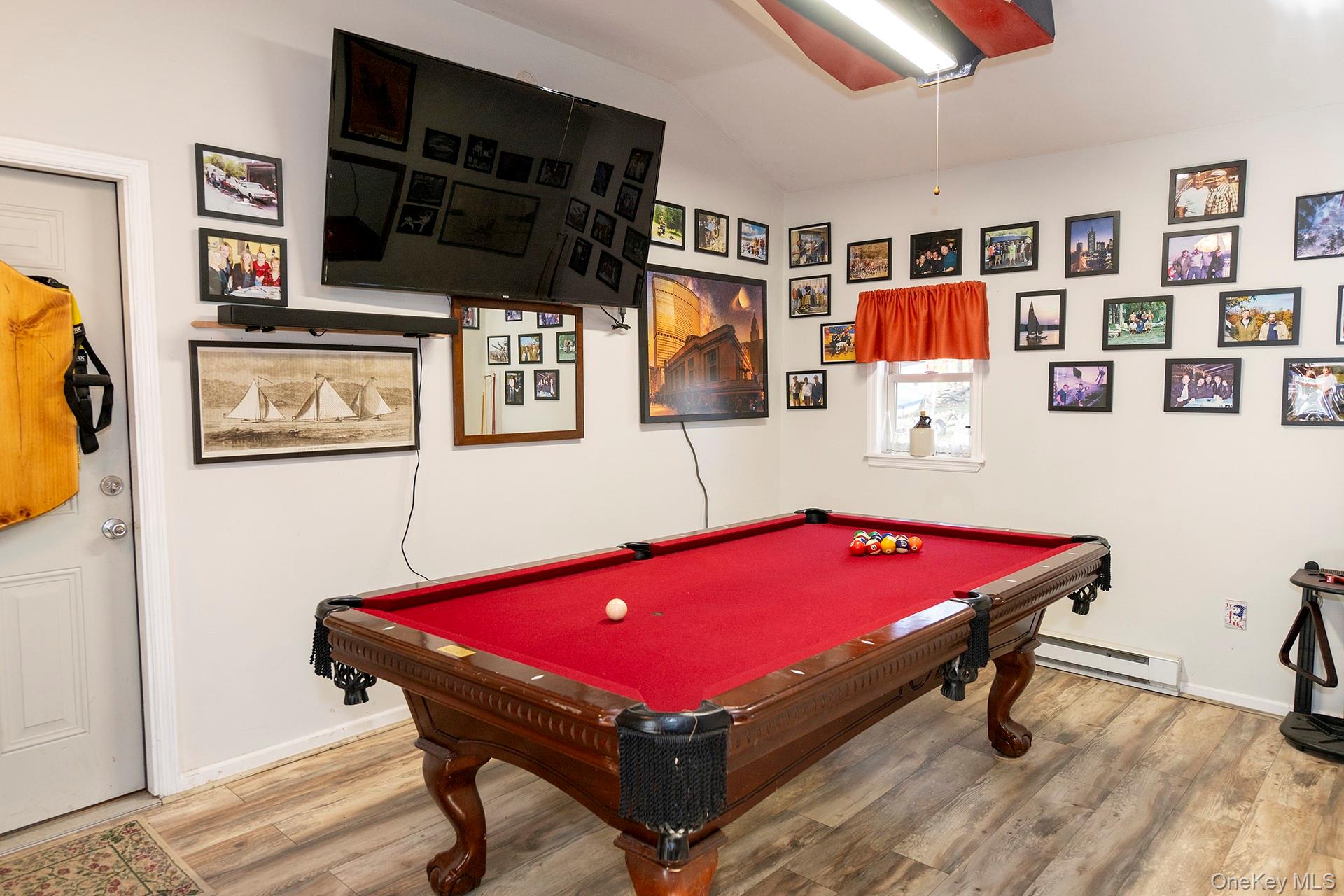 145 Drake Road Pleasant Valley, NY 12569 - Photo 22 of 47 a room with pool table and wall paintings