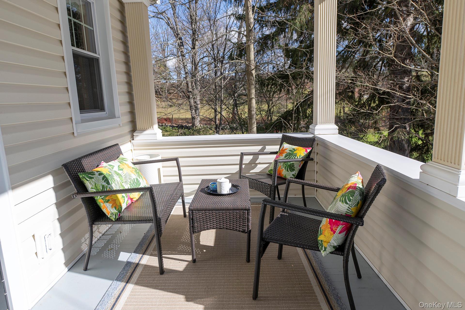 145 Drake Road Pleasant Valley, NY 12569 - Photo 23 of 47 a view of chairs and table in patio