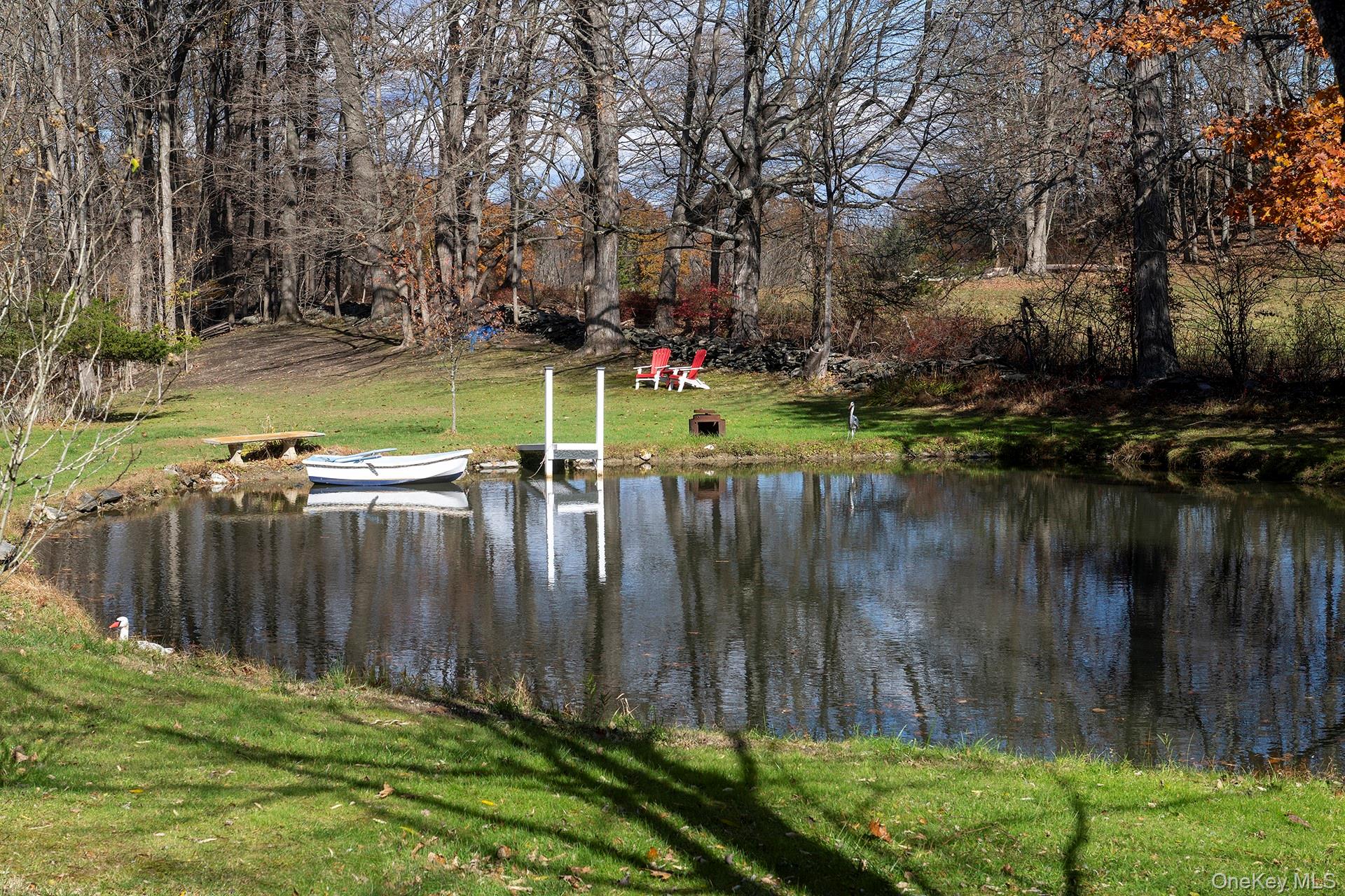 145 Drake Road Pleasant Valley, NY 12569 - Photo 28 of 47 a view of lake with a barn