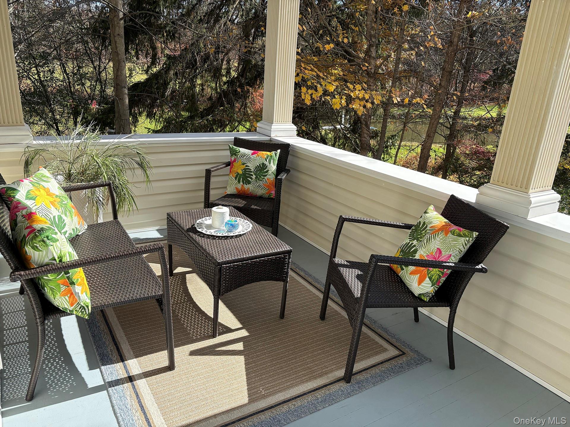 145 Drake Road Pleasant Valley, NY 12569 - Photo 34 of 47 a backyard of a house with table and chairs
