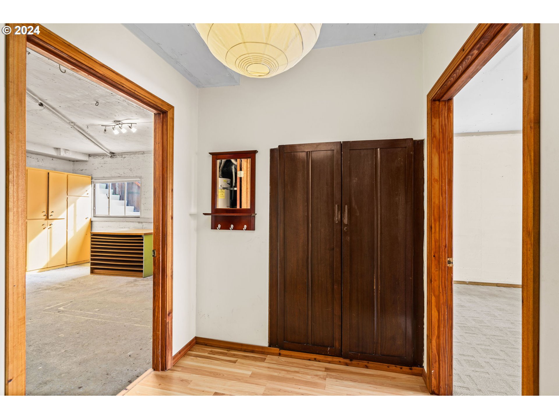 436 West D Street Springfield, OR 97477 - Photo 33 of 42 a view of a hallway with wooden floor