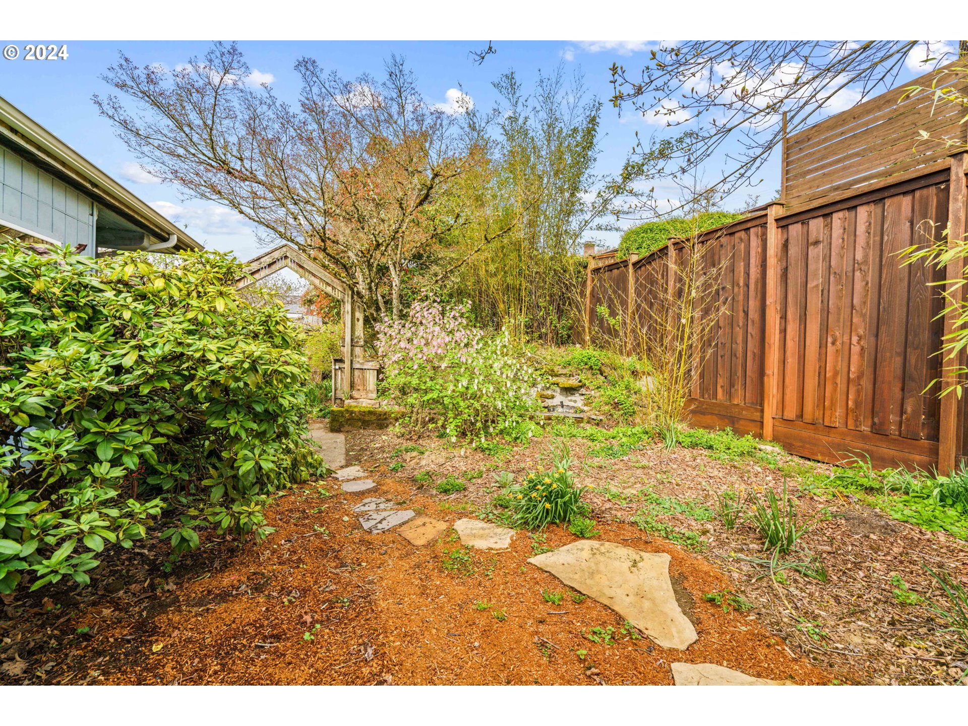 436 West D Street Springfield, OR 97477 - Photo 5 of 42 a view of a backyard of the house