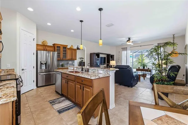 a workspace with furniture window and outside view