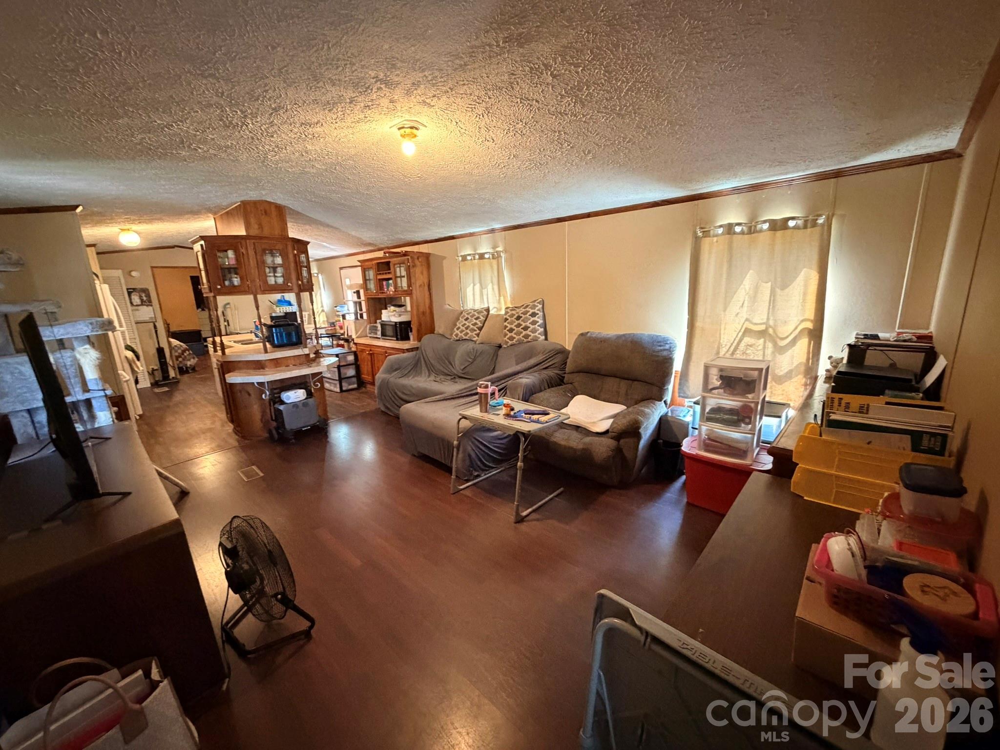401 Webb Church Road Ellenboro, NC 28040 - Photo 3 of 21 a living room with furniture and a large window