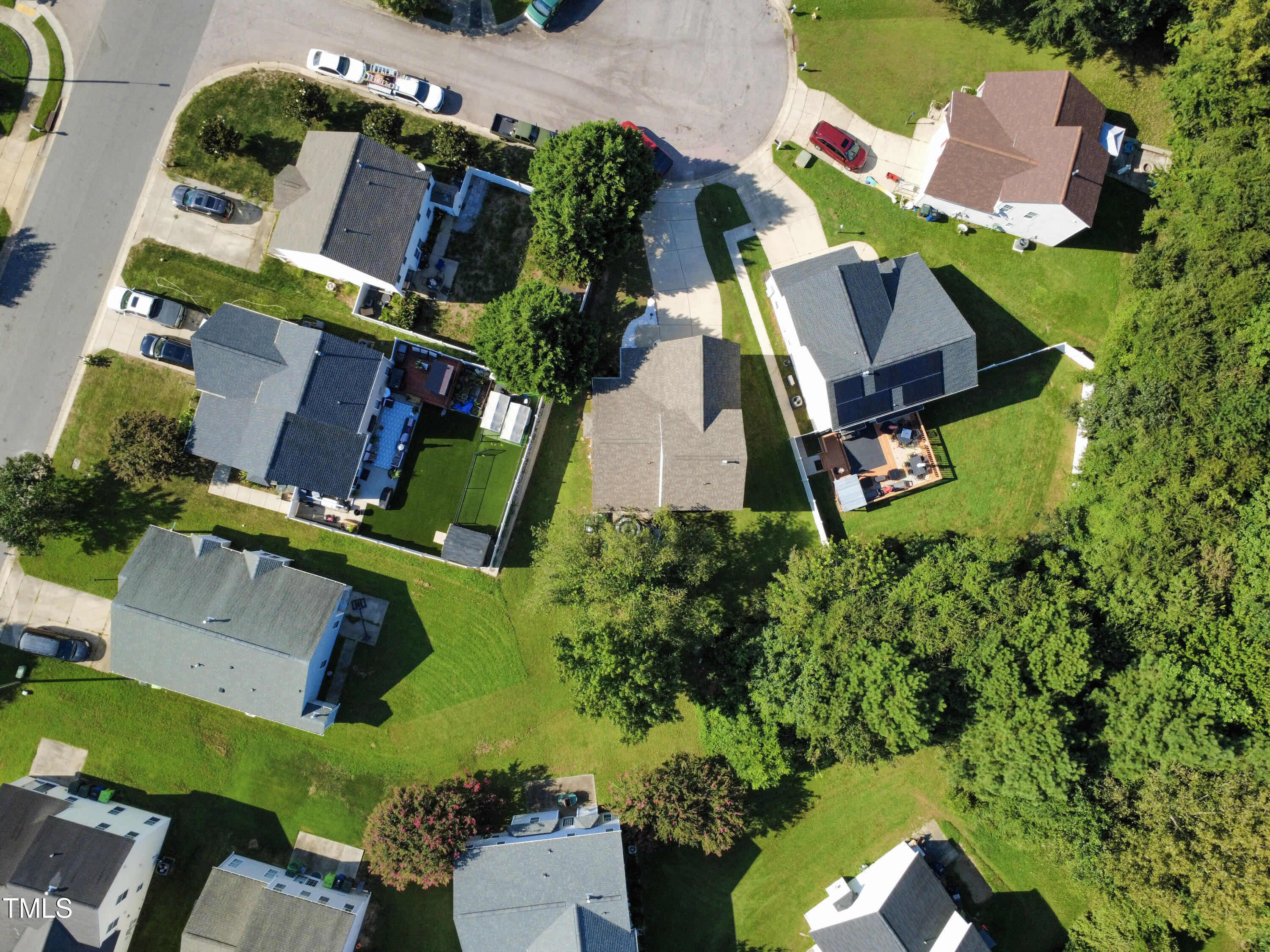 2704 Hope Diamond Court Raleigh, NC 27610 - Photo 11 of 12 an aerial view of residential house with outdoor space and swimming pool