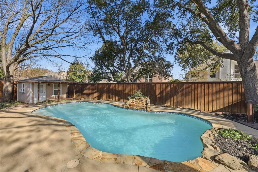 3408 Druid Way Flower Mound, TX 75028 - Photo 2 of 36 a view of a backyard with wooden fence