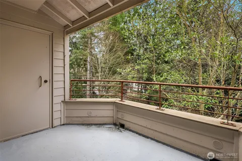 a view of balcony and deck