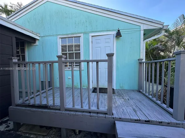 a view of wooden balcony and deck