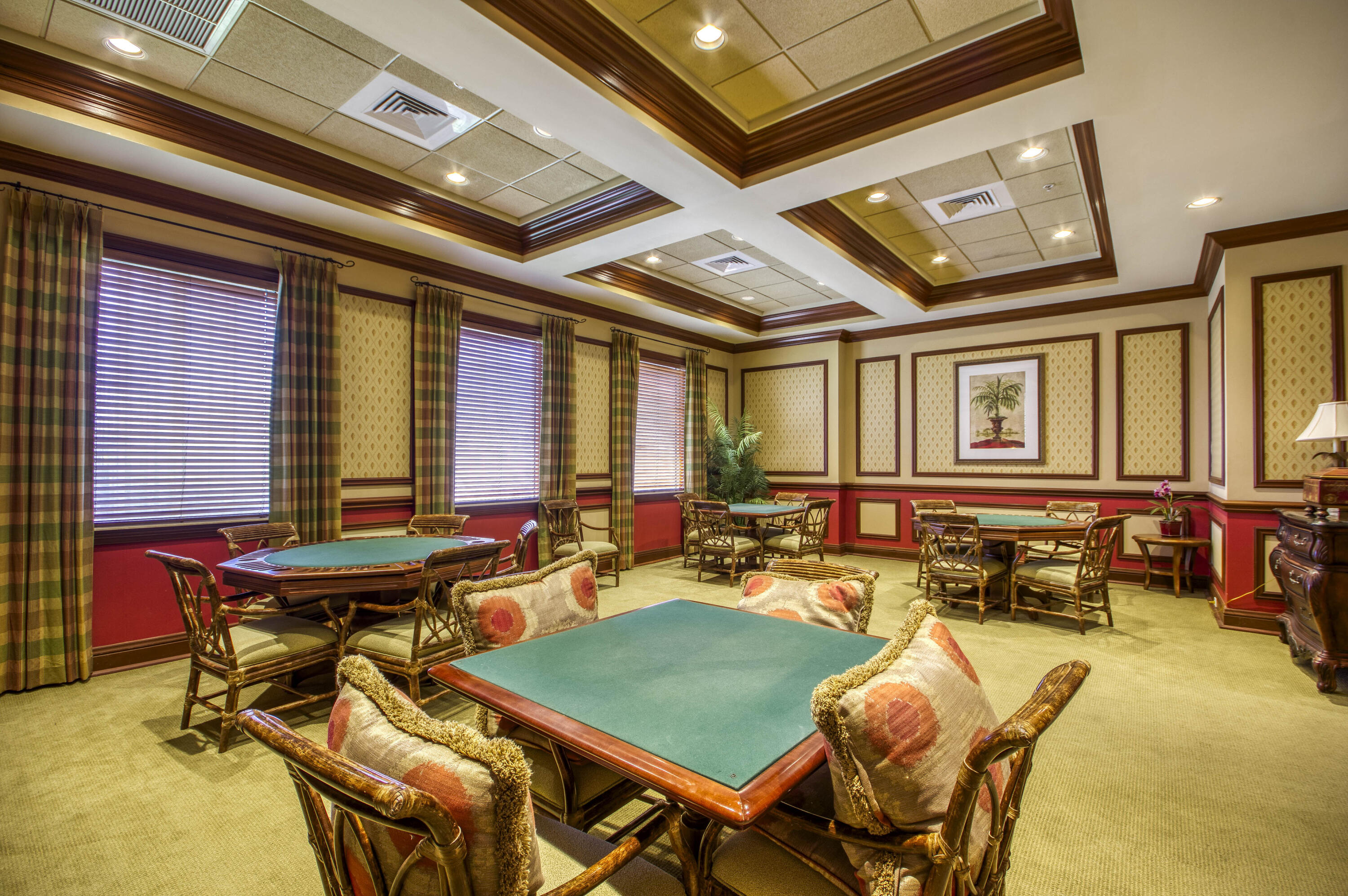 700 Ocean Royale, Unit 202 Juno Beach, FL 33408 - Photo 31 of 34 a living room with furniture pool table and a large window