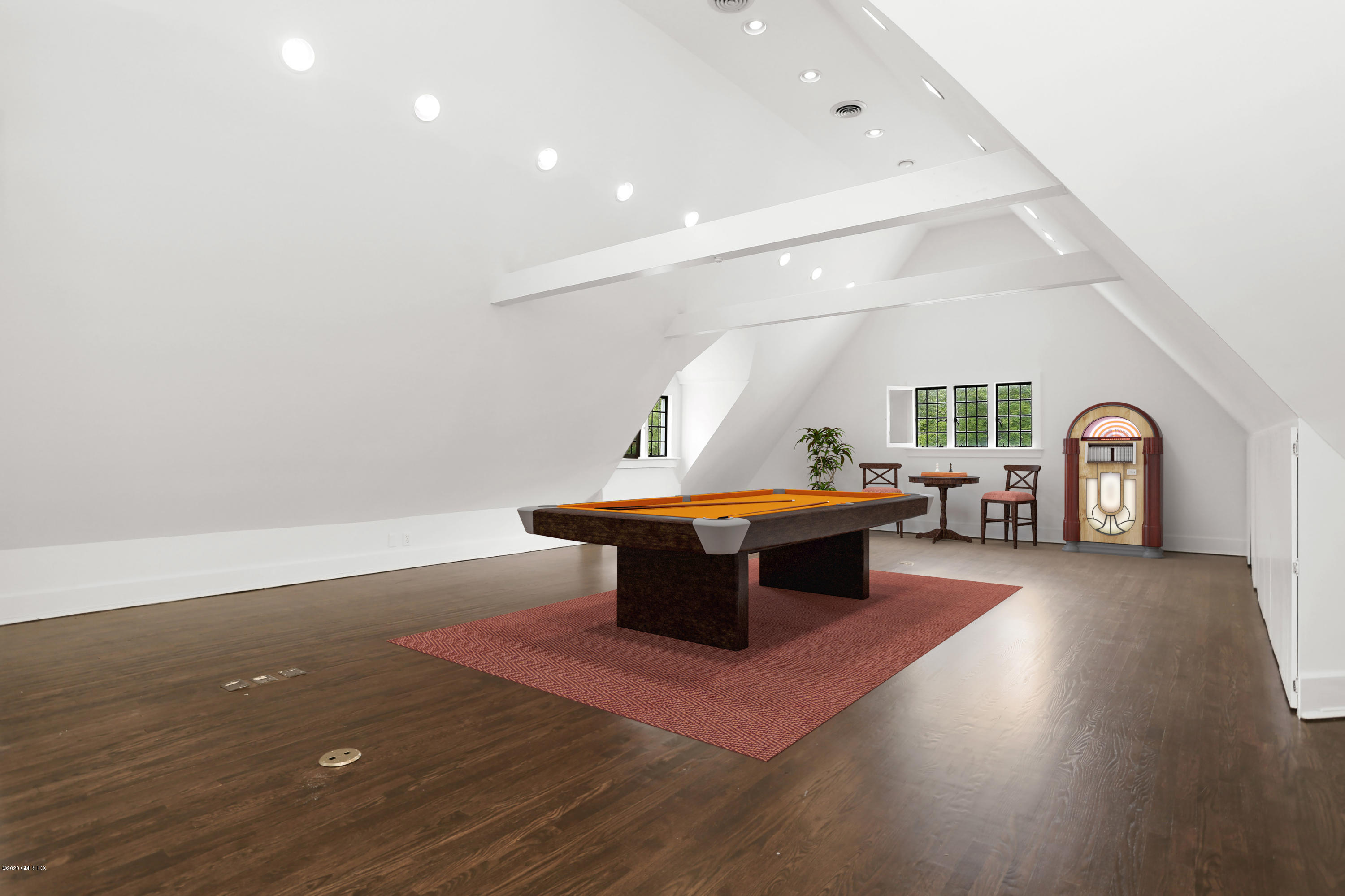 558 Lake Avenue Greenwich, CT 06830 - Photo 19 of 28 a living room with furniture and a wooden floor